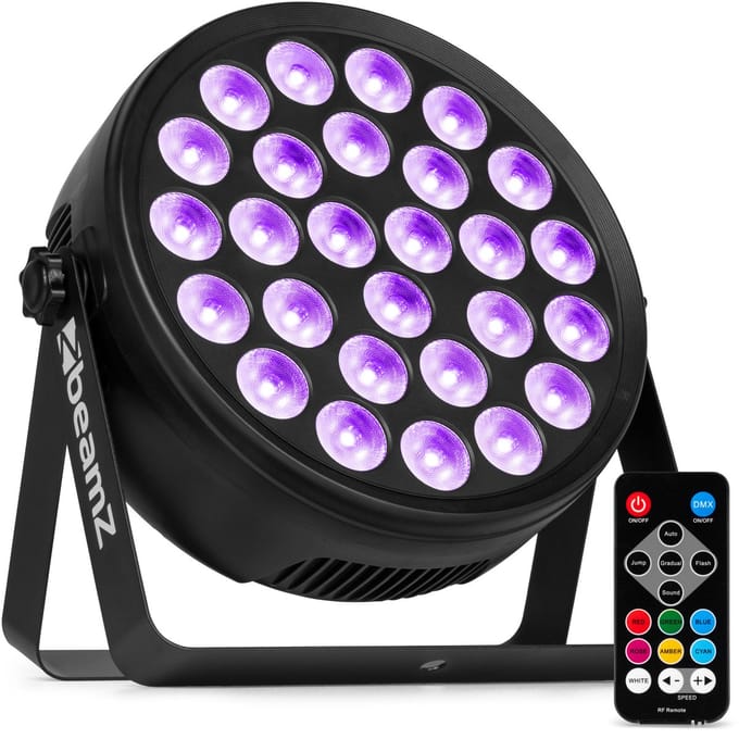 Discolamp - BeamZ BCC260 LED PAR - Met multicolor LED’s en afstandsbediening - Voor DJ’s en livebands