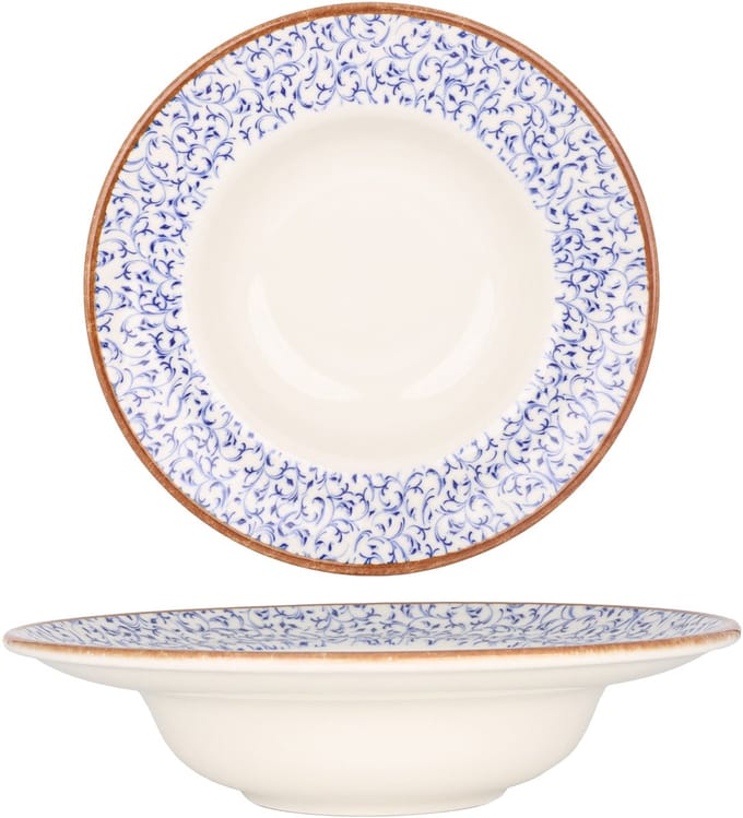 By Bone Pastabord - Edera - Porselein - 27 cm (500cc) - set van 2