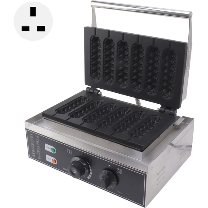 Corn Dog Maker Elektrische Corn Dog Knapperige Machine Elektrische Hotdog Maker Commerciële Worstmachine L black