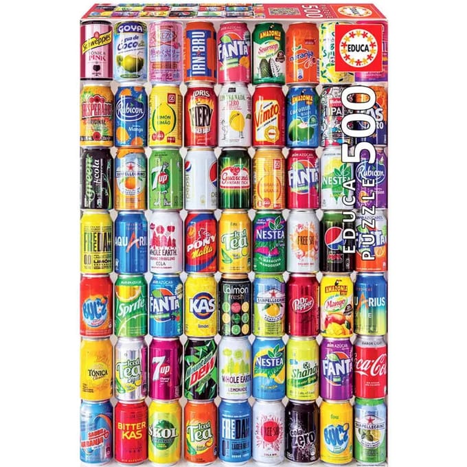puzzel van 500 stukjes Educa Borras Soft Cans