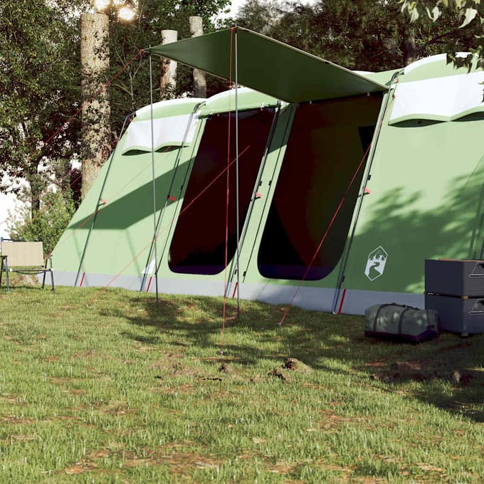 vidaXL - Tunneltent - 10-persoons - waterdicht - groen