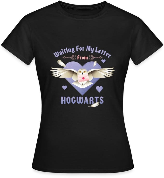 Harry Potter Waiting For My Letter From Hogwarts T-Shirt Dames