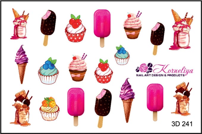 Korneliya 3D Waterdecal - 3D 241