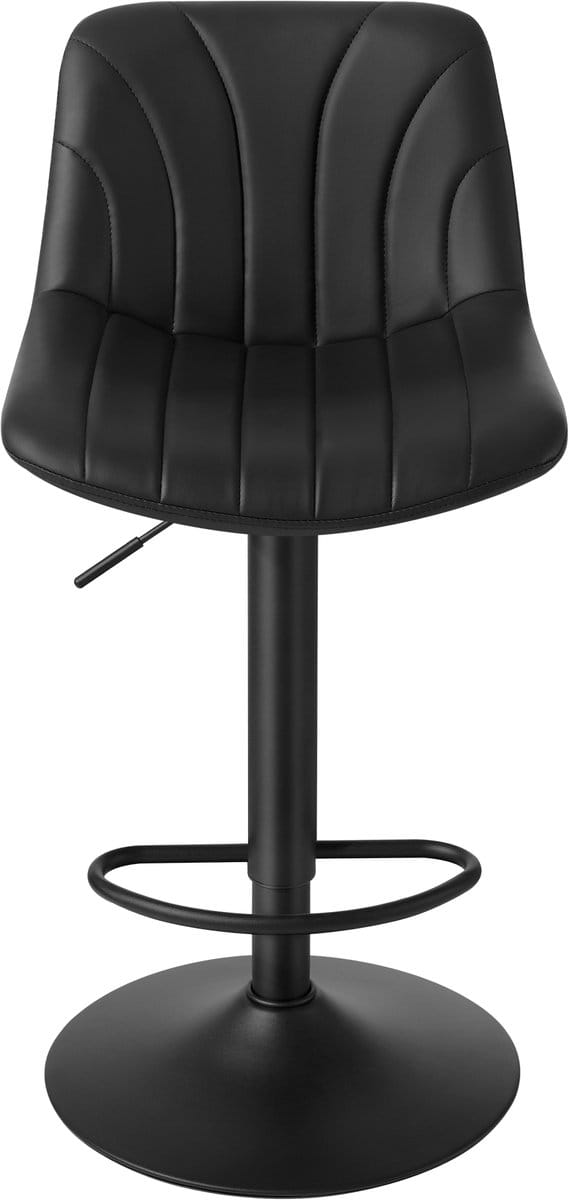 VASAGLE - Barkruk - Set van 2 - In Hoogte Verstelbaar 88-108 cm - 360° Draaibaar - Met Voetsteun
