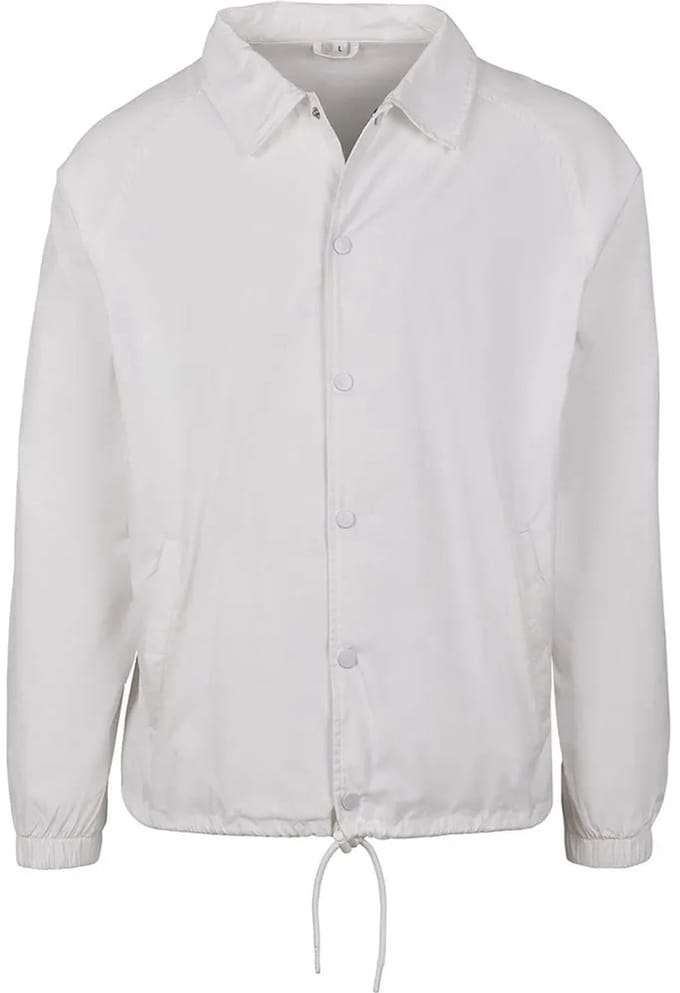 Build your Brand Coach Jacket BY128 - White - S