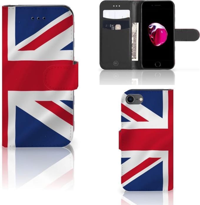 iPhone 7 | 8 | SE (2020) | SE (2022) Bookstyle Case Groot-Brittannië