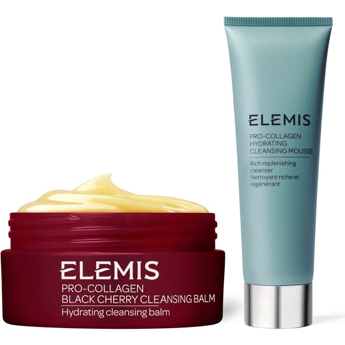 Elemis Pro-Collagen Hydrating Cleansing Mousse and Cleansing Balm Bundle (Various Aromatics) - Green Fig