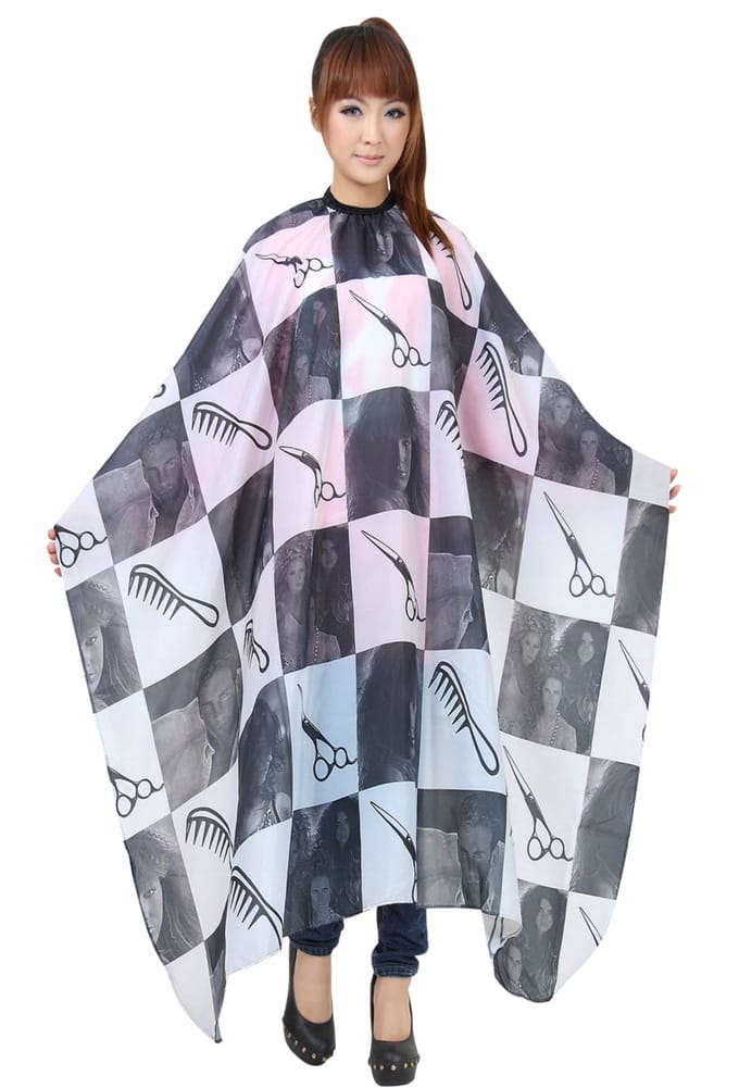 Poniks Kapperscape voor het knippen van haar - Grote Kappersschort - 145x125cm, polyester, gemakkelijk schoon te maken