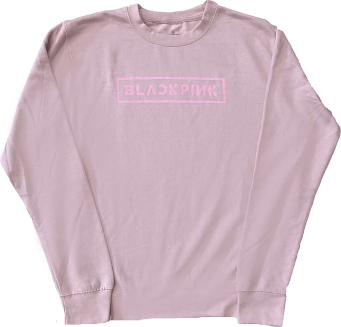 Blackpink - Logo Sweater/trui - M - Roze