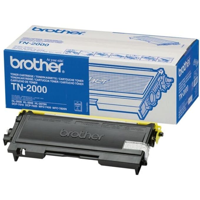 Brother Toner TN-2000 Origineel Zwart 2500 bladzijden TN2000