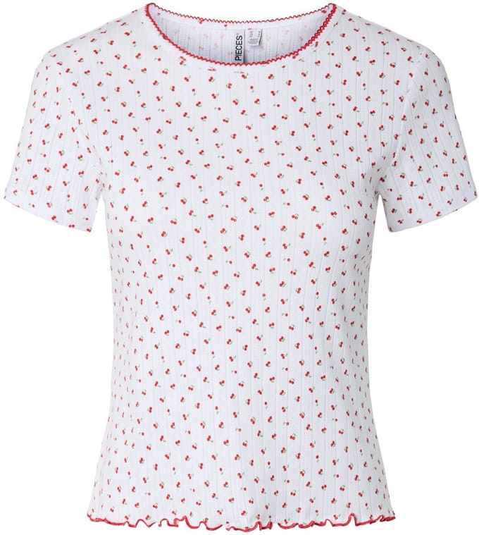 Pieces T-shirt PCMYA POINTELLE