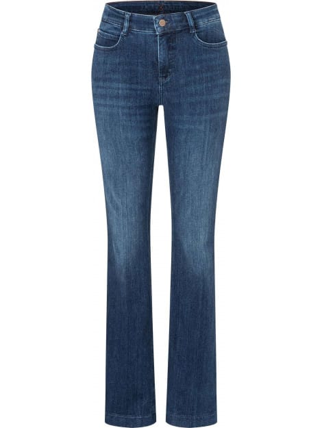 Bootcut jeans met labeldetail, model 'DREAM'