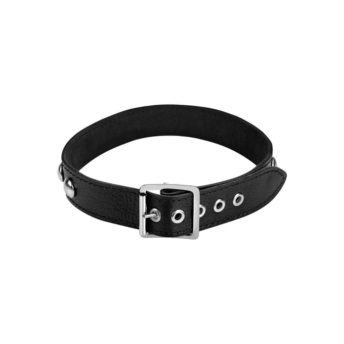 Rimba - Halsband 2.5 cm breed versierd met studs