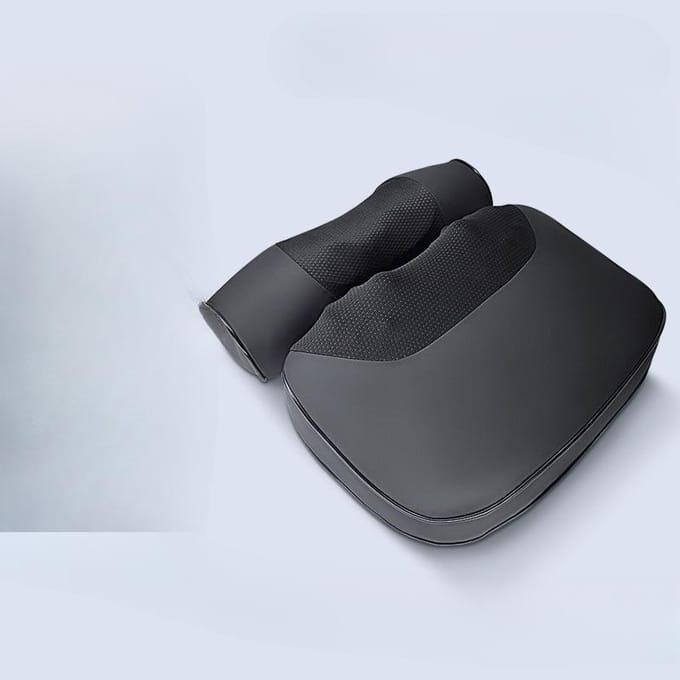 Cervicale Nekmassagekussen Schouder- en Nekmassage-instrument Verwarming Taille Multifunctioneel Kussen Rugverwarming Huishoudelijke Nekmassager white