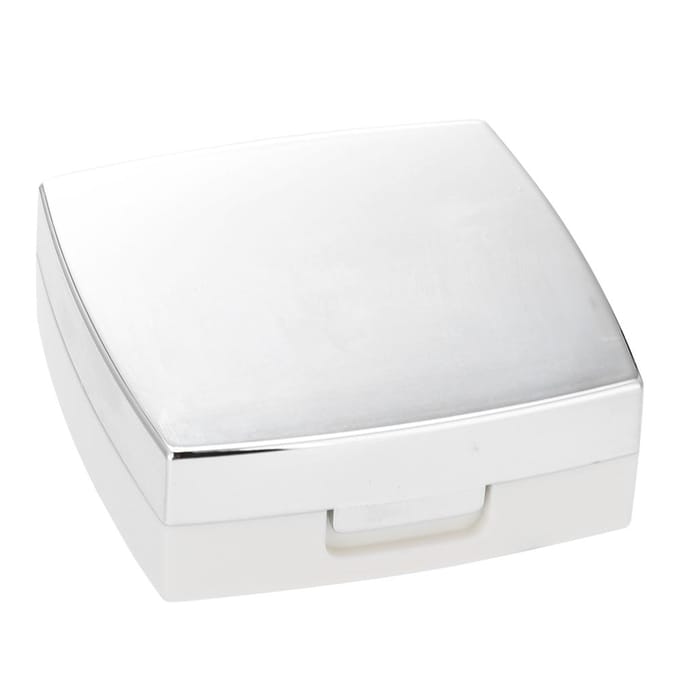 Mini Contactlenzenhouder Oogverzorging Lenzen Container Doosje Draagbare Spiegel Doos Wit wit