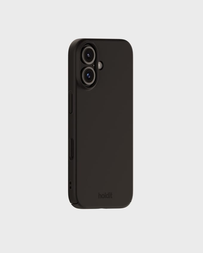 Holdit Slim Case voor de Apple iPhone 16 Plus - Zwart