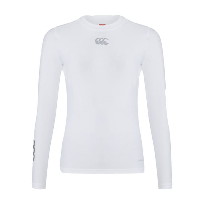 Canterbury Dames/Dames Thermoreg Base Layer Top met lange mouwen (Wit)