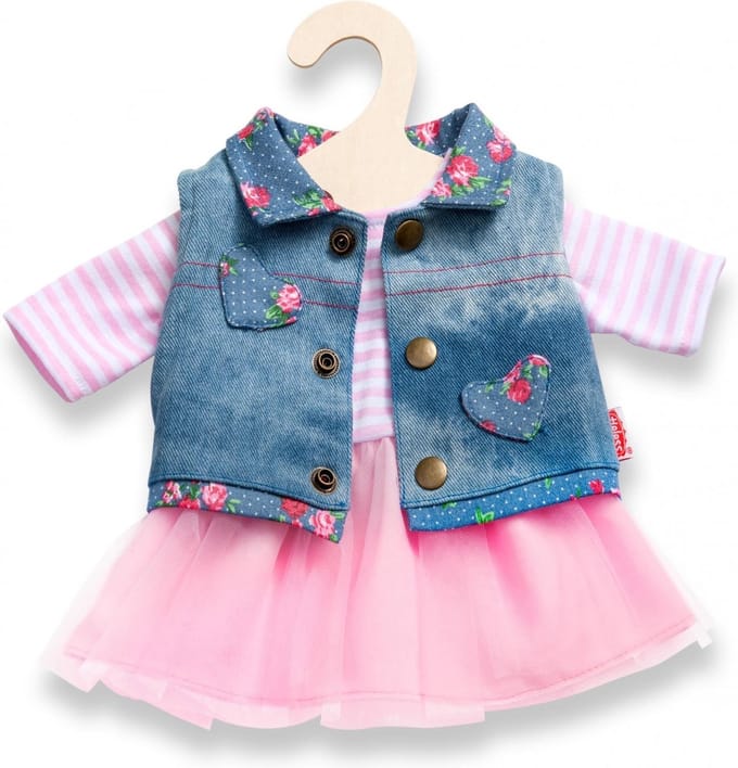 Heless Poppenjurk Met Giletje Voor Pop Van 35-45 Cm