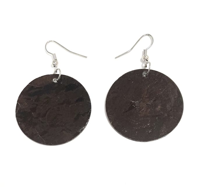 Oorhangers - Bruin, zilverkleurig - 5 Centimeter - Damesdingetjes