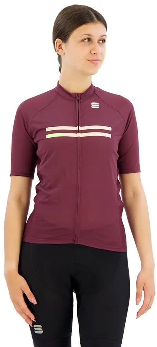 Sportful Joy Korte Mouw Wielertrui Paars M Vrouw