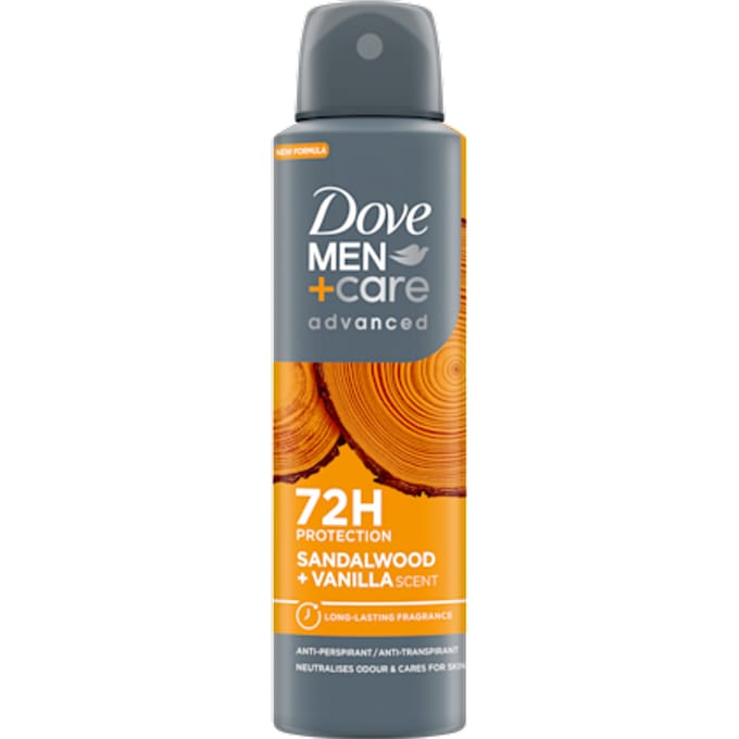 Dove Deodorant Men+ Care Sandalwood & Vanilla - 150 ml
