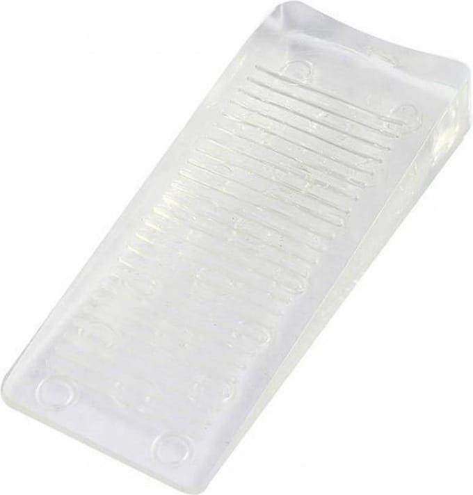 Hofftech Deurstopper / Deurwig Rubber 16 mm. Transparant (10 Stuks)