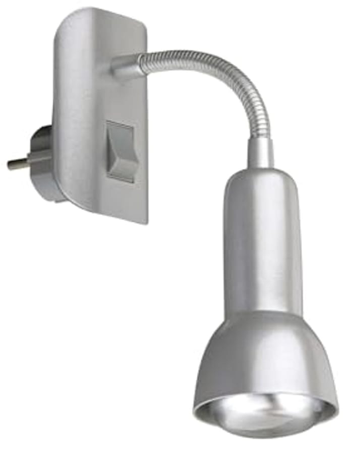 Flexibele E14 Plafondlamp - 25 Watt, Titanium Kleur, Moderne LED Verlichting