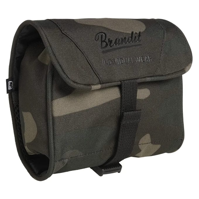 Brandit - Medium darkcamo Toilettas - One size - Zwart