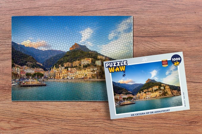 Puzzel De cetara op de Amalfikust - Legpuzzel - Puzzel 1000 stukjes volwassenen