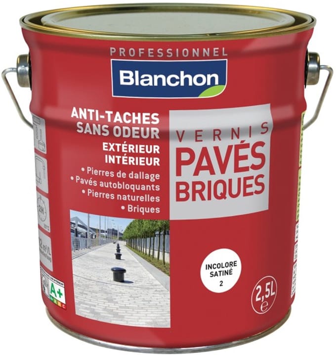 Blanchon vernis pour pavé et brique Mat 2,5L