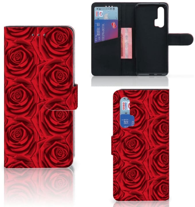 Honor 20 Pro Hoesje Red Roses