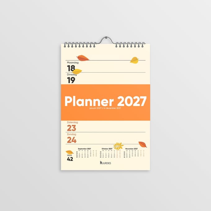 Huurdies® weekkalender - A5