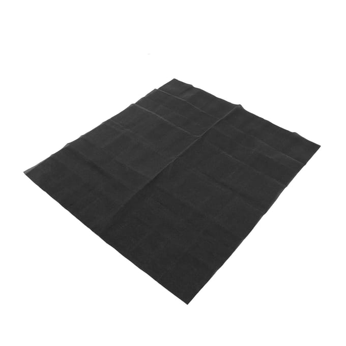 Strijkdoek Zwart Draagbaar Wasbaar Herbruikbaar Hoge Temperatuur DIY Strijkmat Beschermend Strijken black