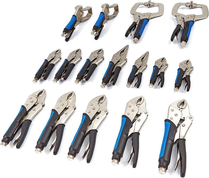 HBM 16-delige Griptangenset 28 cm
