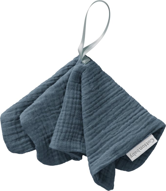 Cottonbaby speendoekje - Cottonsoft - denimblauw