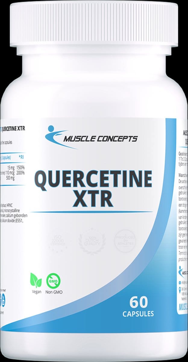Quercetine XTR 500mg - Betere opname met Zink & Selenium - 60 capsules | Muscle Concepts