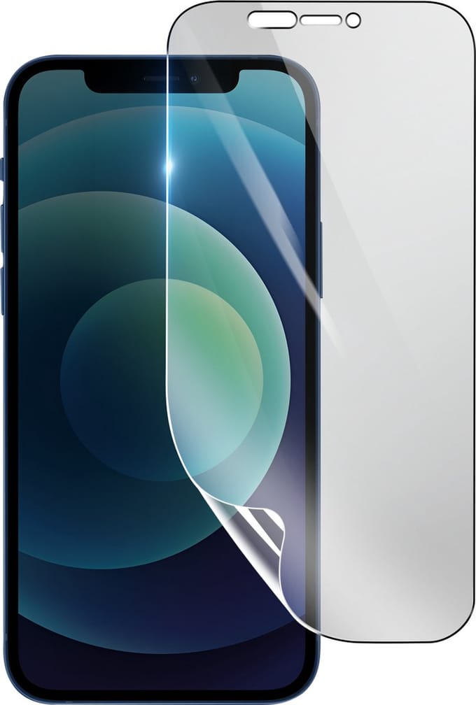 3mk, Geschikt voor iPhone 12, Schokbestendige Hydrogel Screenprotector, Transparant