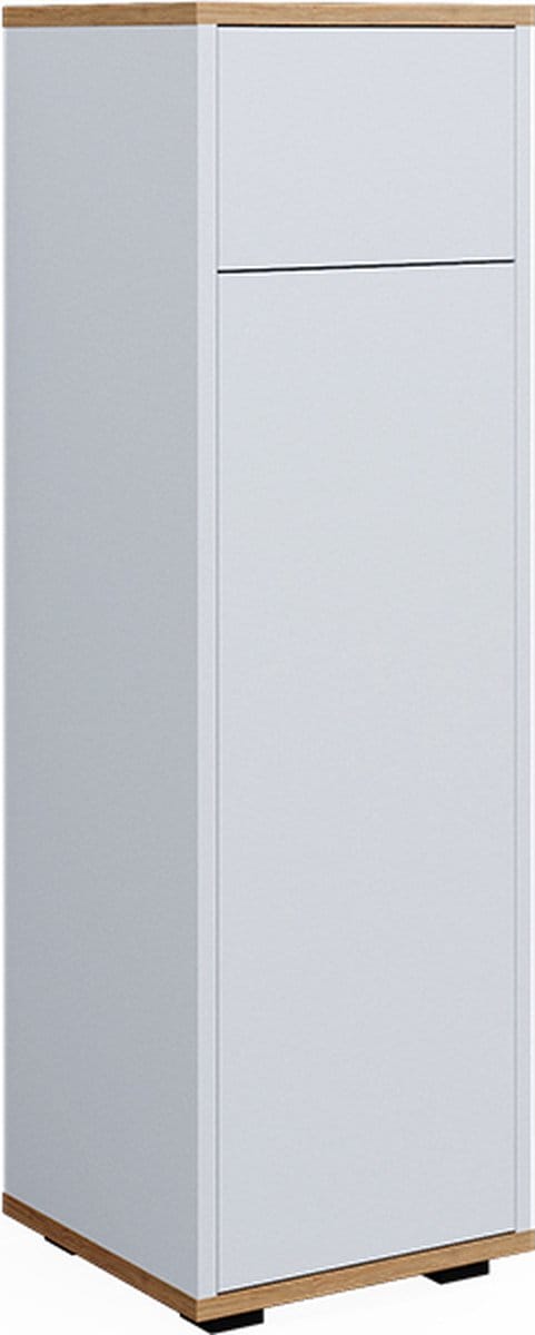 Vicco Didi Midikast – 30 x 97 cm met lade Wit/Kunstnijverheid