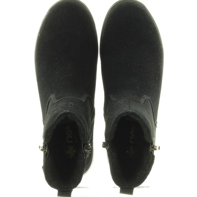 Rieker Tex Enkellaarsjes zwart Suede - Dames - Maat 41