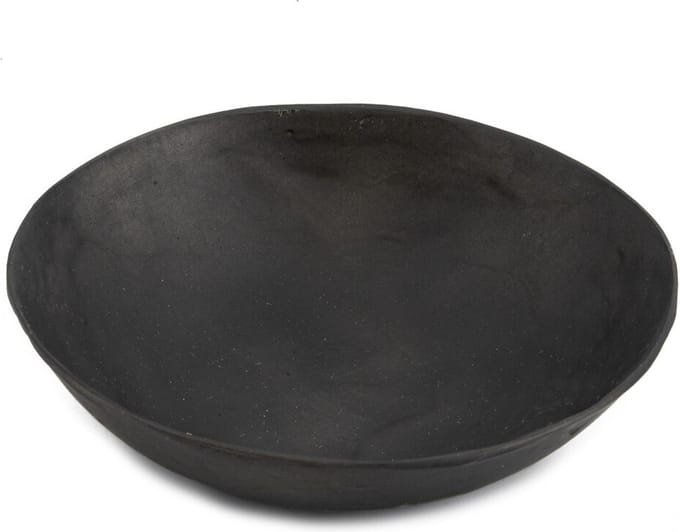 HomeBound by KY | Schaaltje schelp rond zwart | decoratieve schaal | schaaltje