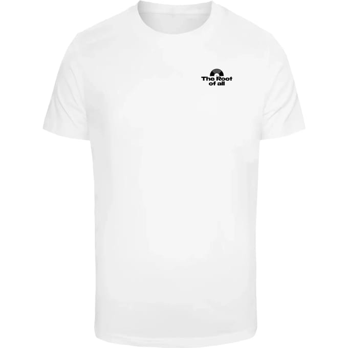 Mister Tee - Root of All Heren T-shirt - S - Wit