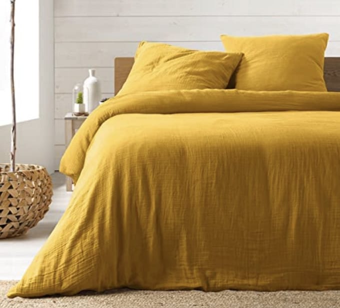 Katoenen gaas bedset 240x260cm