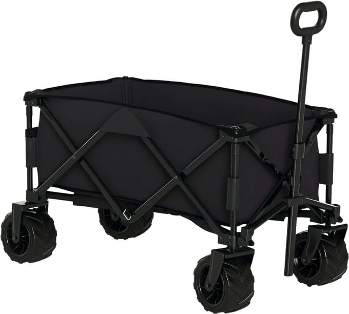 MKSS® Bolderkar Opvouwbaar Luchtbanden - Strandwagen - Bolderwagen