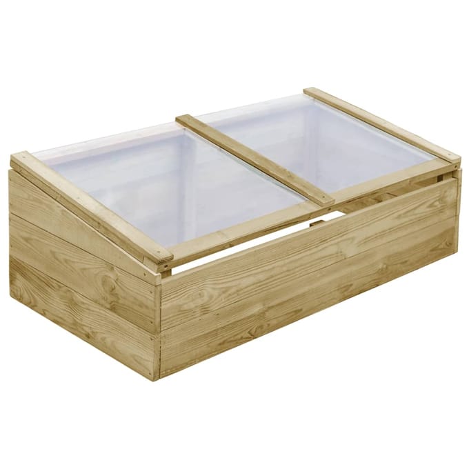vidaXL - Kas - 100x50x35 - cm - geïmpregneerd - grenenhout