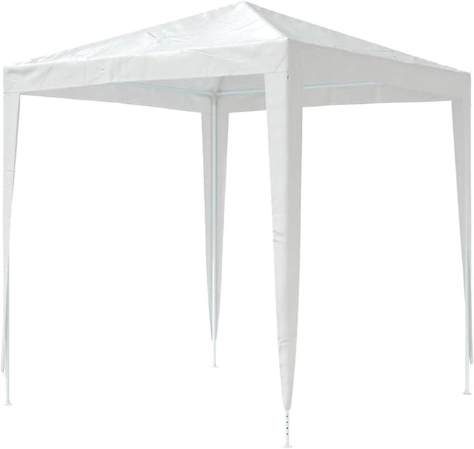 Partytent Wit - Paviljoen Tent - Feest Buiten - Waterdicht Polyethyleen - 2 x 2 m - Wit