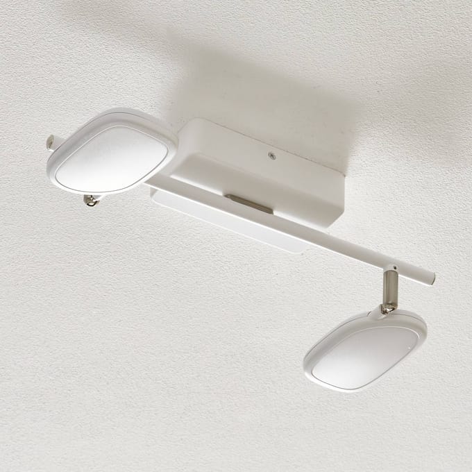 EGLO Palombare -c Opbouwspot - LED - 2 lichts - Wit