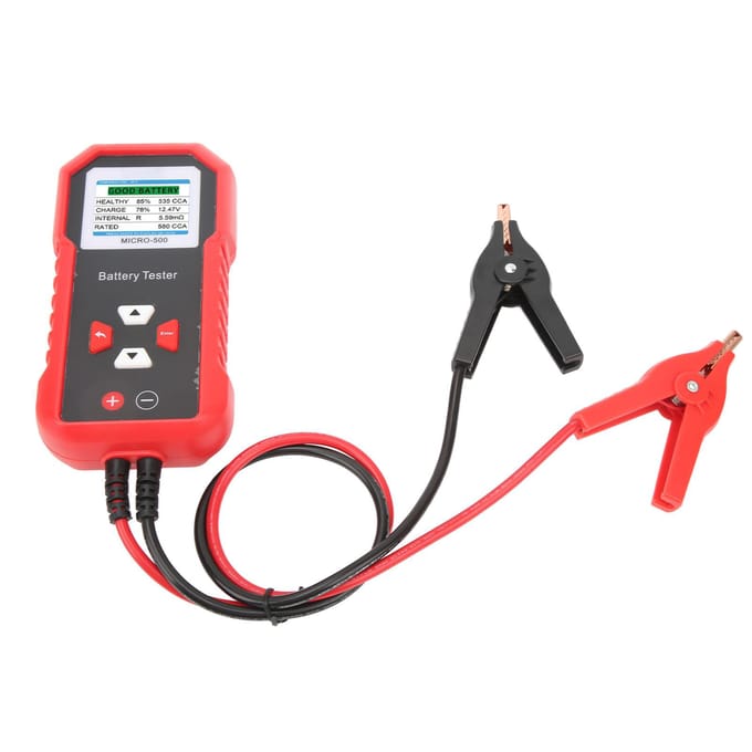 voor MICRO‑500 Batterijtester 8 Talen LCD Kleurenscherm Helder Zicht QR-code voor Auto Motorfiets gray