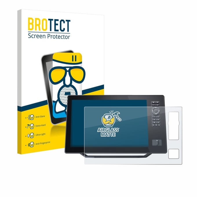 BROTECT - Screenprotector voor Humminbird Xplore 12 - Folie Beschermfolie Beschermglas matte