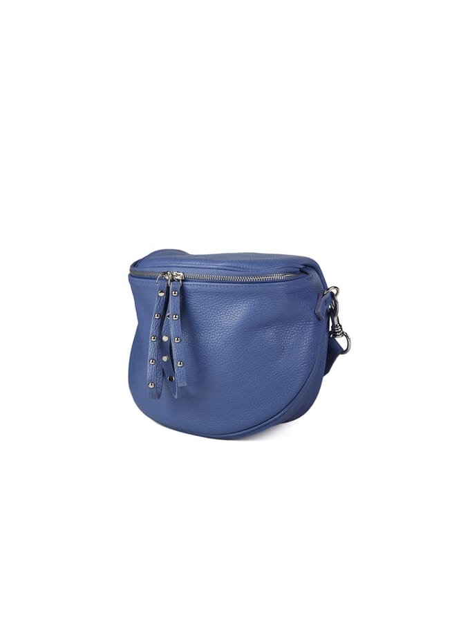 Giulia Monti Schoudertas Korenbloem blauw