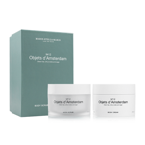 MARIE-STELLA-MARIS - Body Scrub & Cream set Objets d'Amsterdam - 2 x 200 ml - geschenkset